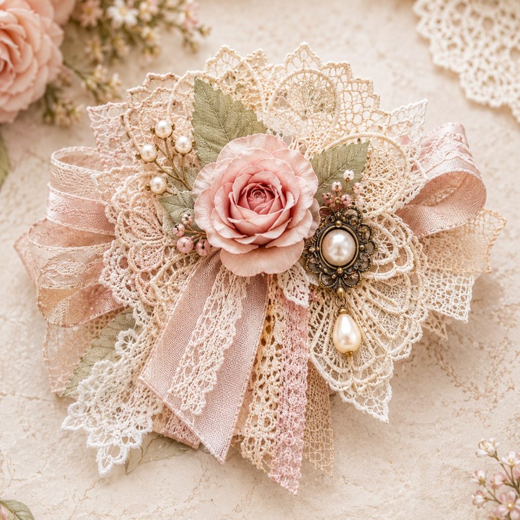 Lace & Ribbon Embellishment