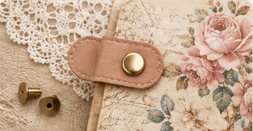 Double-Cap Rivet Journal Closure