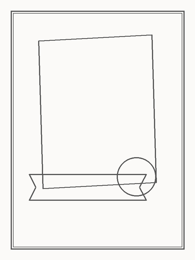 Card Design 45 Layout Sketch