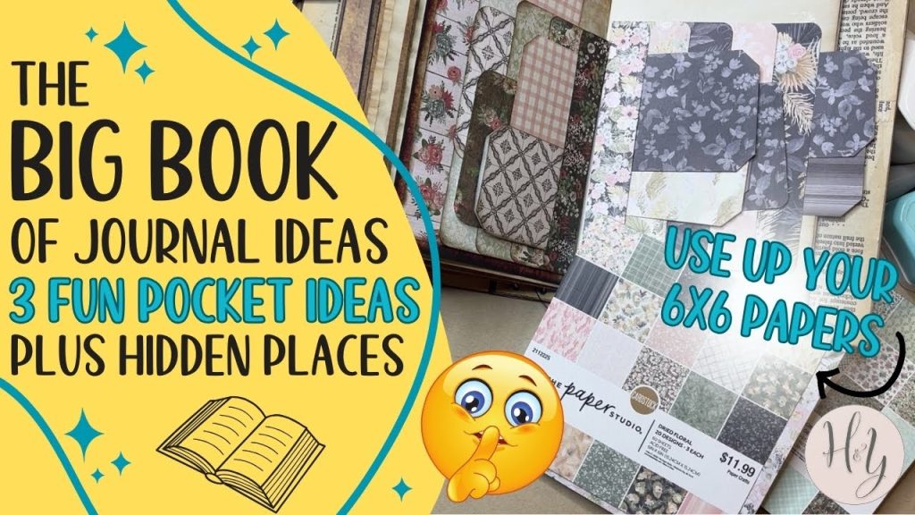 The BIG BOOK of Junk Journal Ideas | Pockets with Hidden Spaces