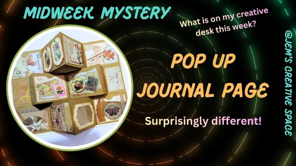 Pop up Junk Journal Page – create something unique for your journal!