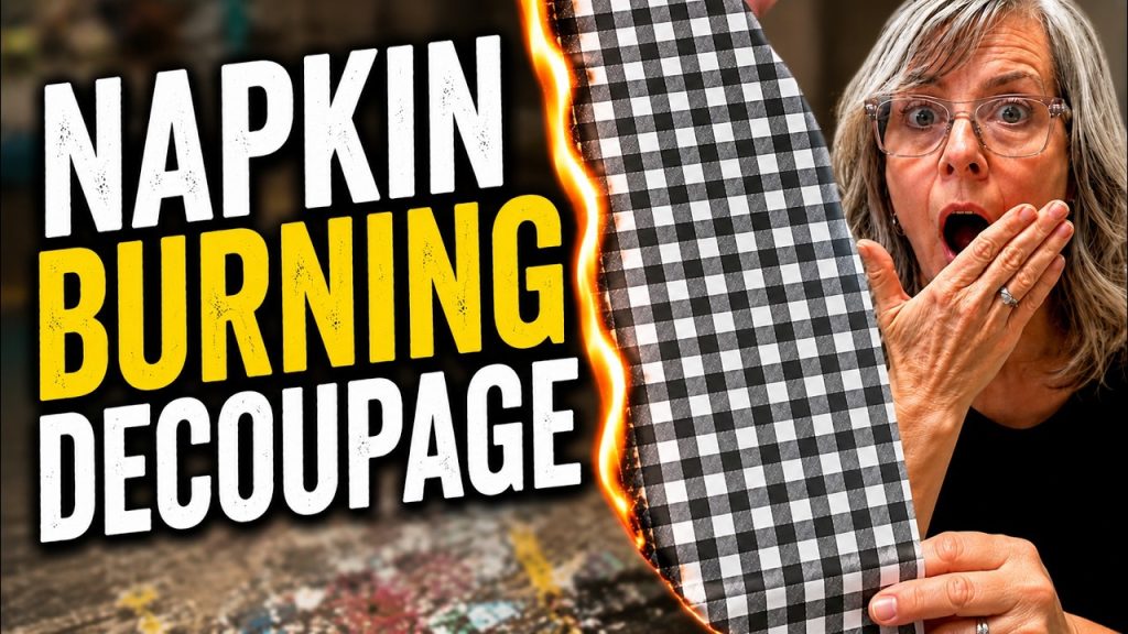 Why Crafters Are Burning Napkins for Decoupage