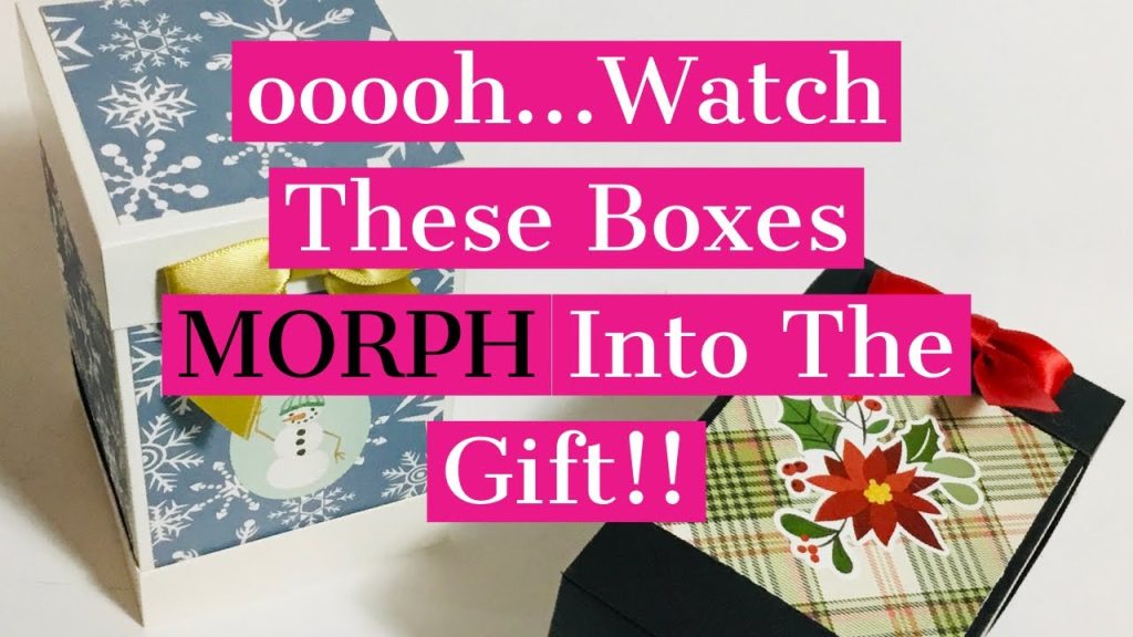 Watch These AMAZING Gift Boxes MORPH Into A Desktop Photo Set