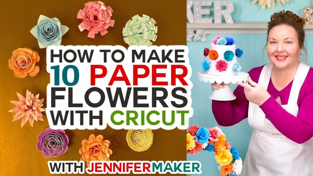 How to Make Paper Flowers in Cricut Design Space — All 10 Flowers!!