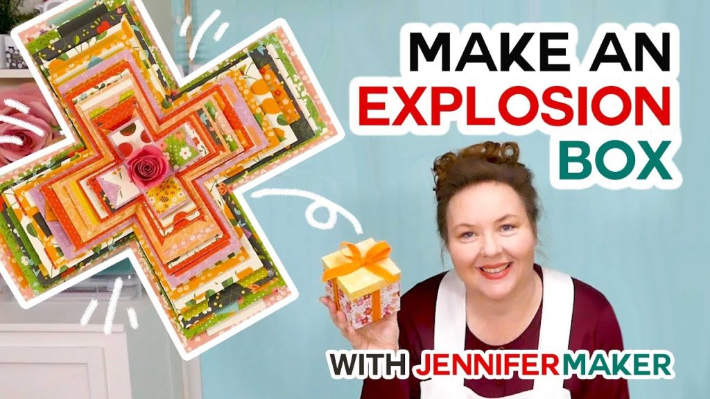 Easy Explosion Box Card Tutorial for the Cricut (with free SVG file!)