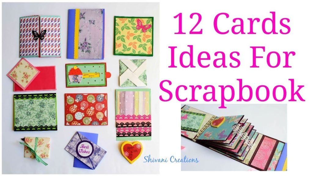 How to make Scrapbook Pages/ 12 Birthday Card Ideas/ DIY Birthday Scrapbook Part Two