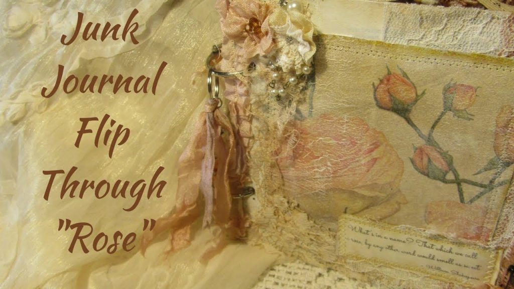 Junk Journal Flip Through “Rose”