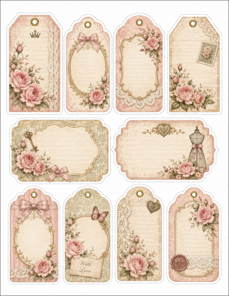 Romantic Gift Tags