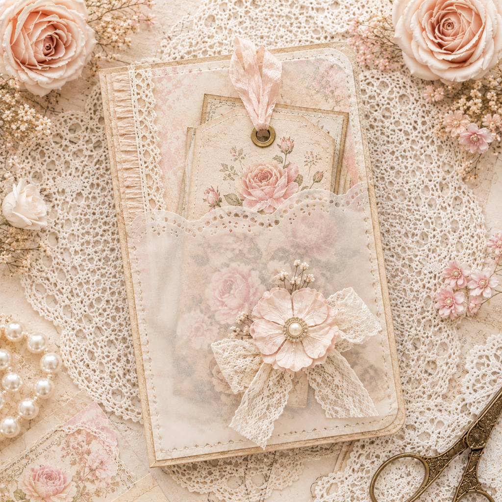 Hidden Vellum Pocket Insert