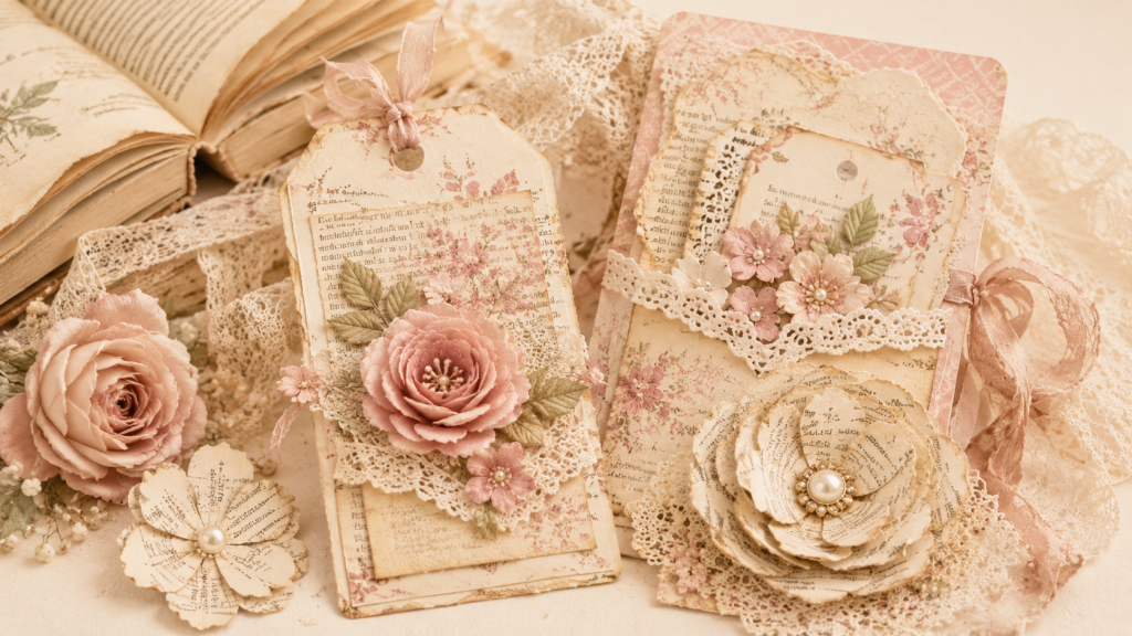 Book Page Upcycling