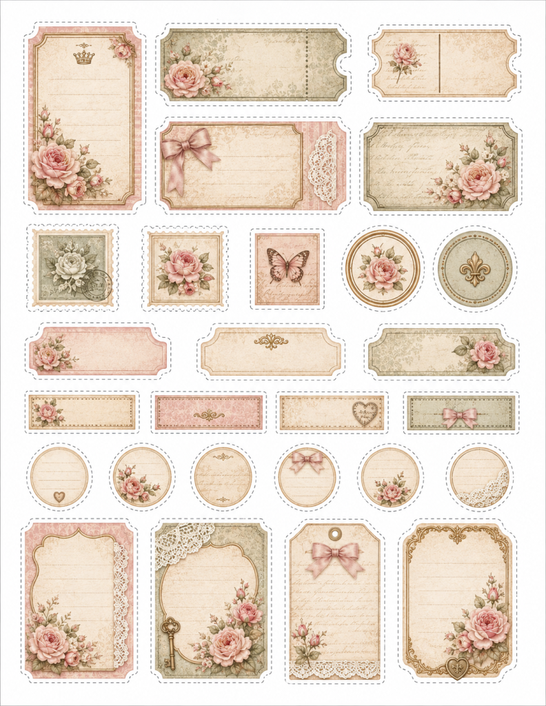 Rose Ephemera & Labels