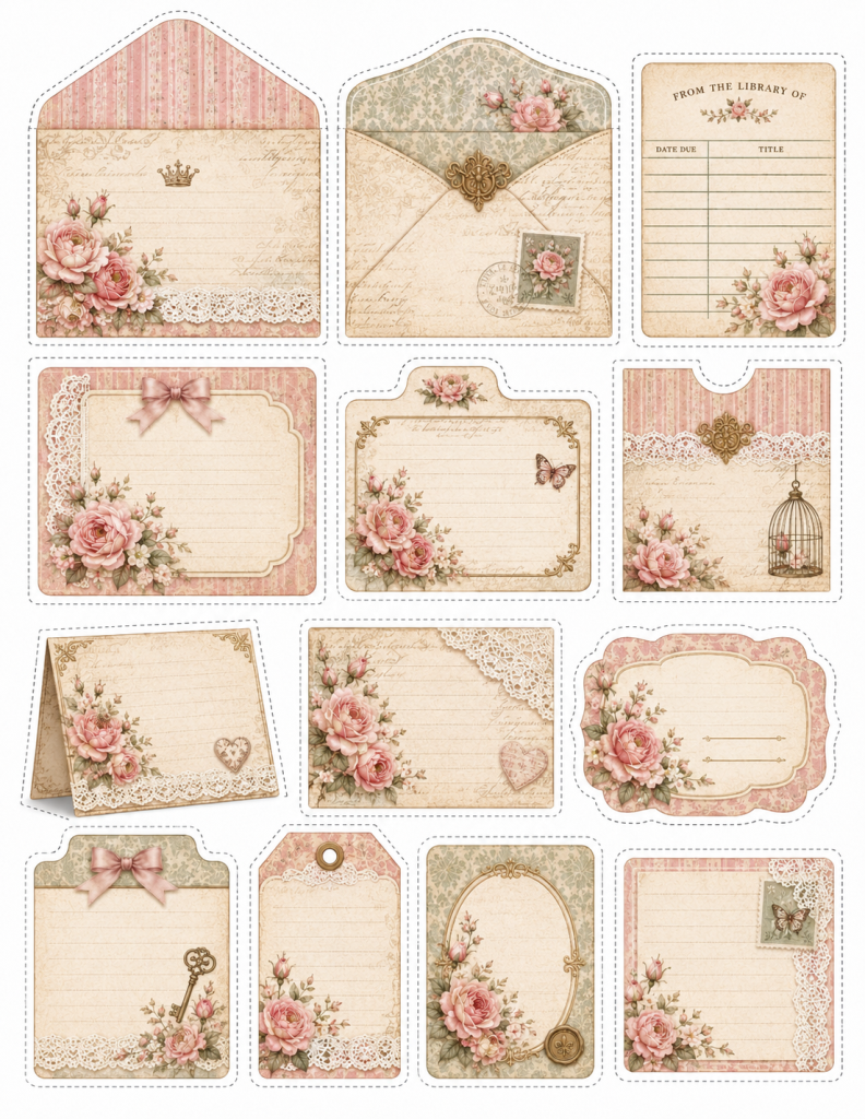 Victorian Floral Ephemera
